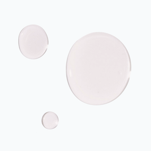 3 pink droplets of barrier reset complex serum